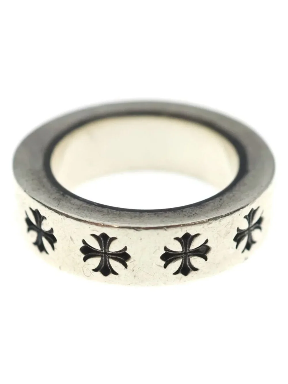Chrome Hearts Spacer Forever Ring Silver
